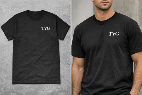 TVG Essential Black Tee